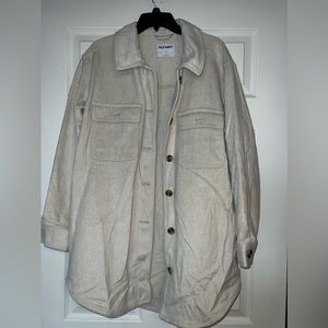 Old Navy soft-brushed utility shacket. Size L